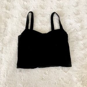 black crop top